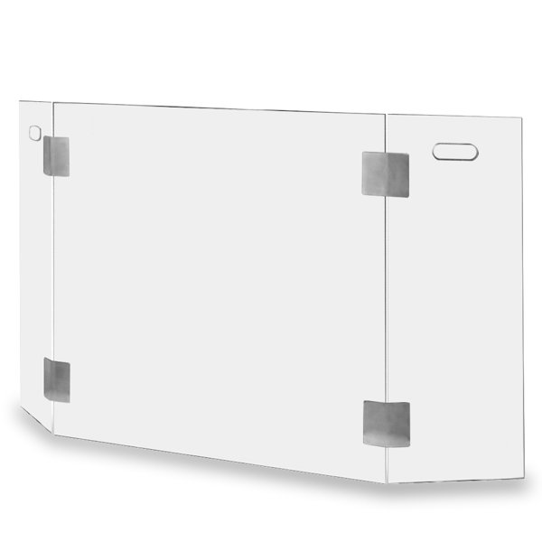 Barton Tempered Glass Fireplace Screen & Reviews Wayfair Canada